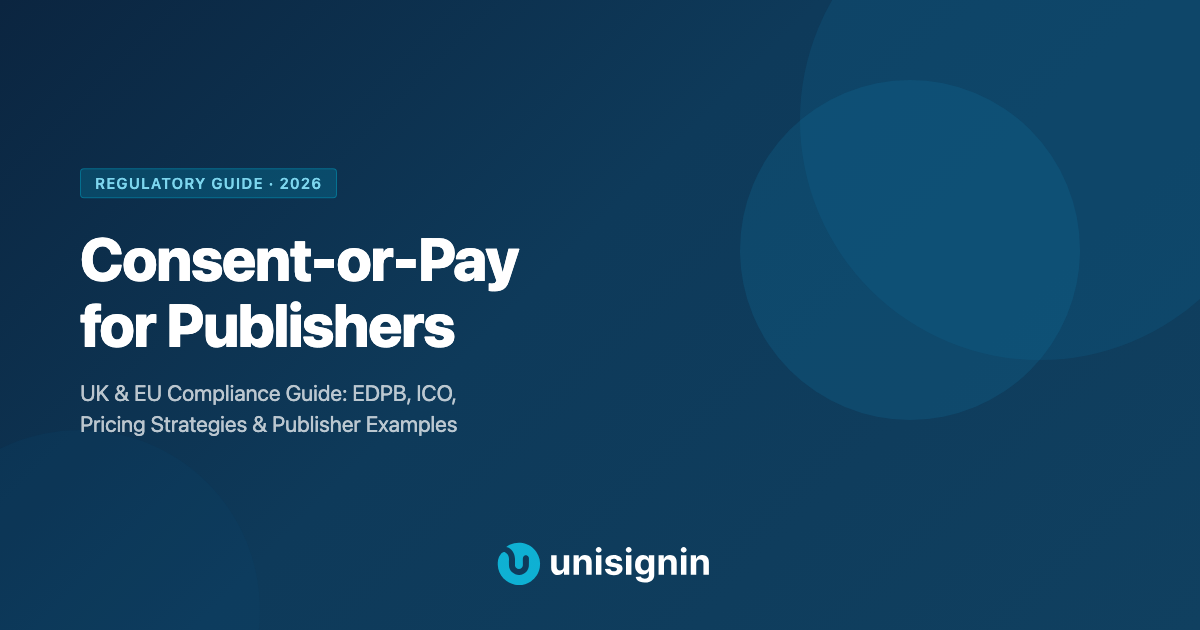 Consent-or-Pay for Publishers: Compliance Guide for the UK and EU (2026)