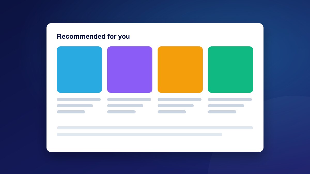 Content Recommendation example
