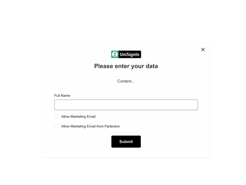 data form